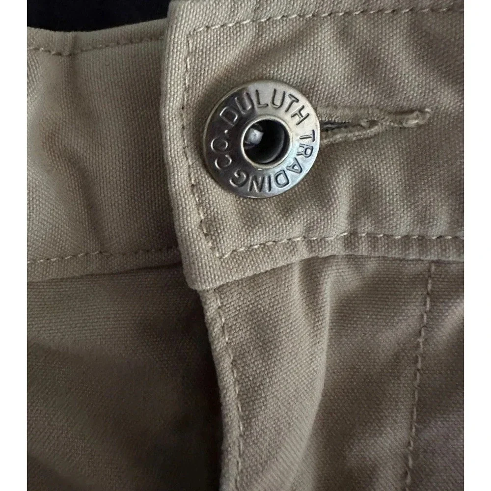 Duluth Trading Cargo Shorts Mens‎ 32x11 Tan Workwear Tactical Utility Hiking